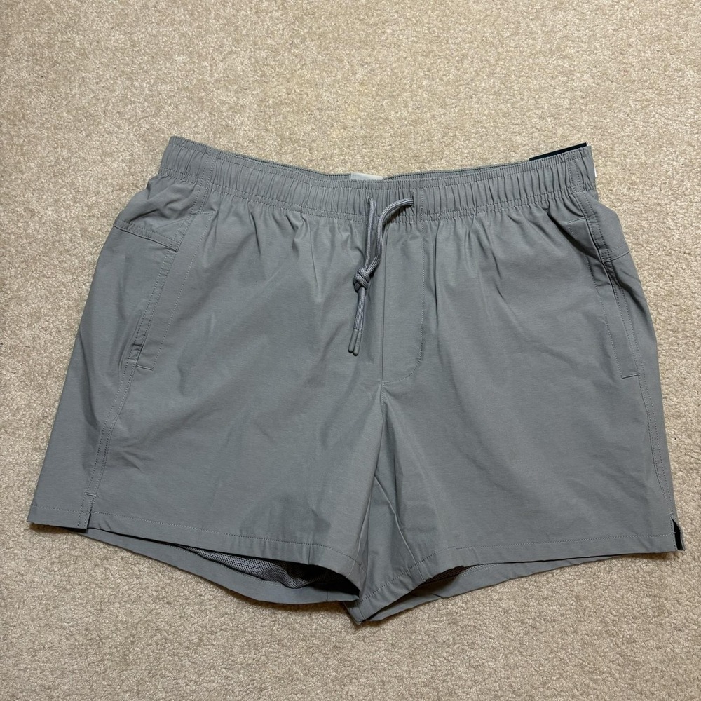 VRST Shorts NWT Mens Large Gray Everyday Short 5" Inseam Mesh Lined Gym Casual